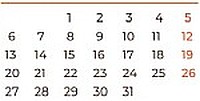 eeuwigdurende kalender