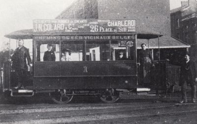 horse tram charleroi