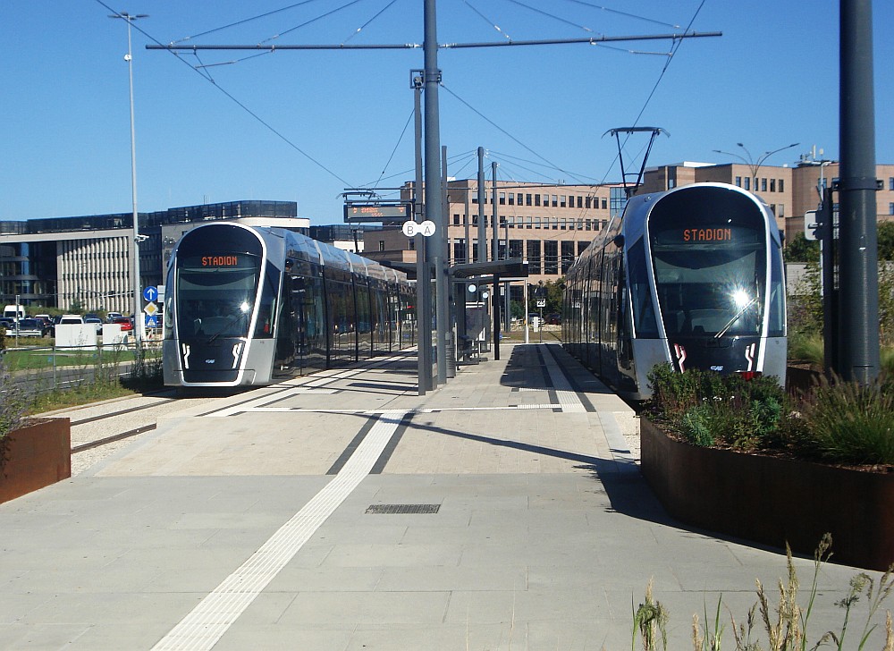 tram in Luxemburg