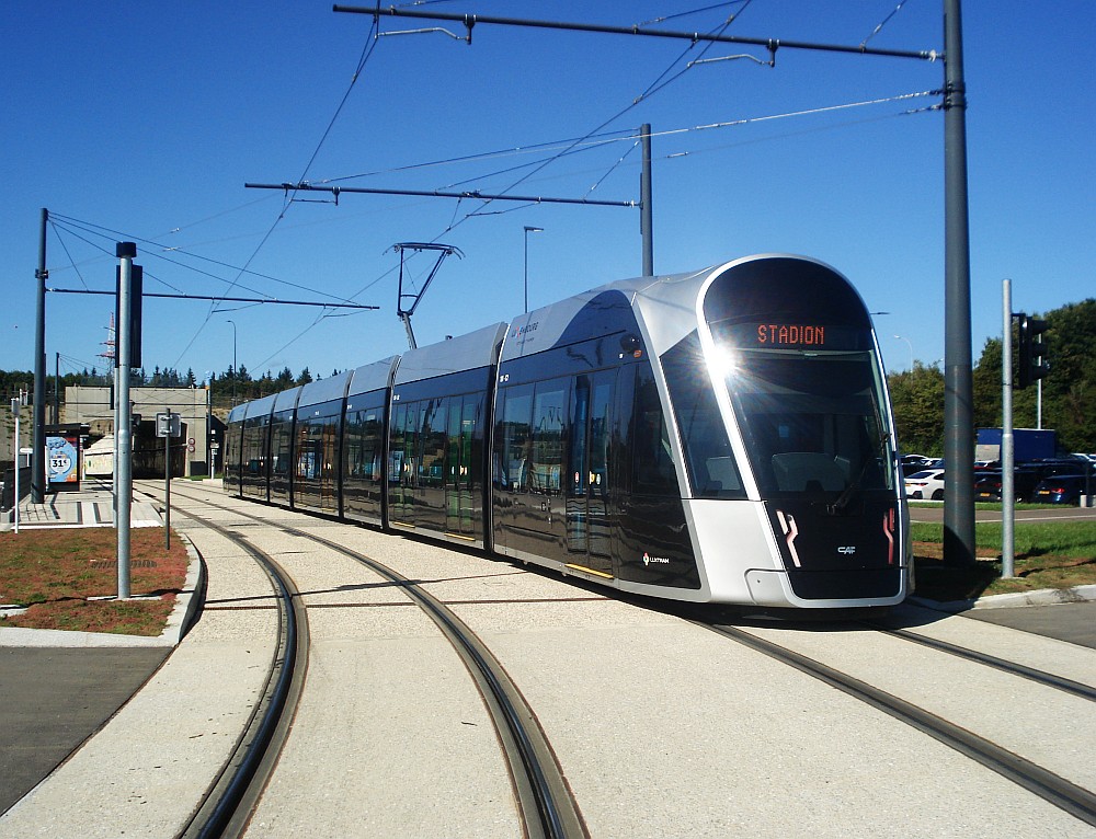 tram in Luxemburg