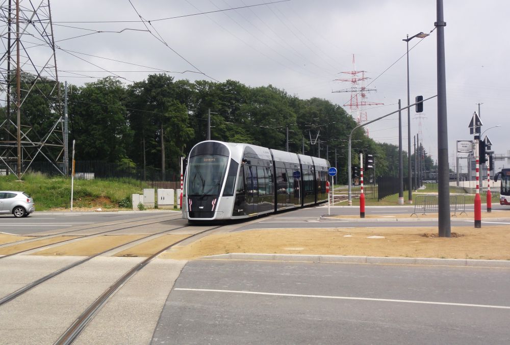 tram in Luxemburg