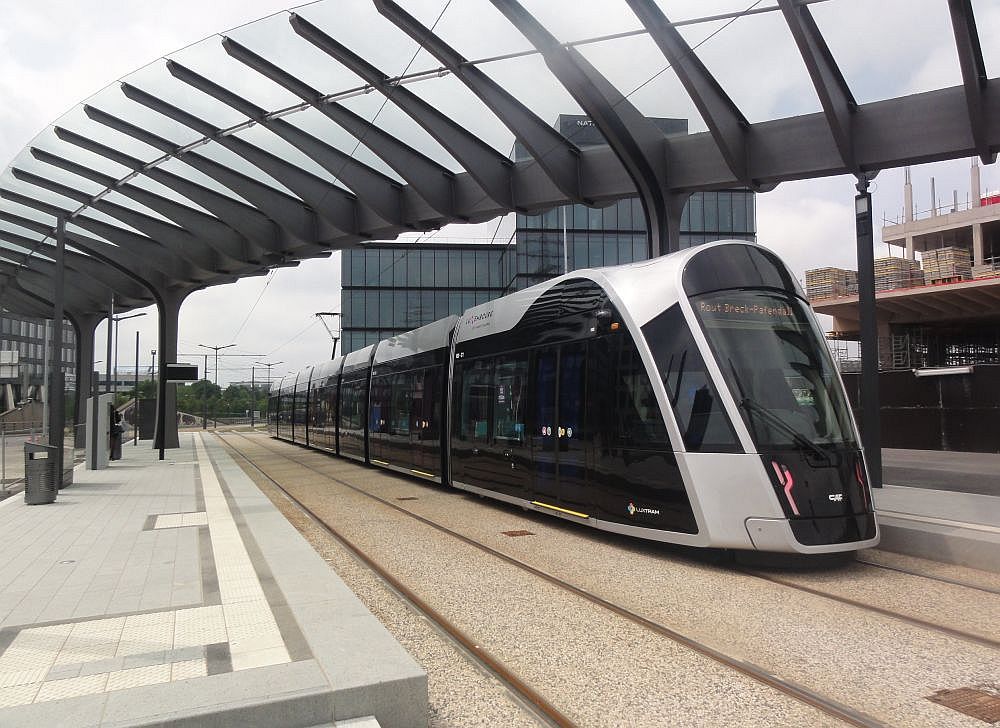 tram in Luxemburg