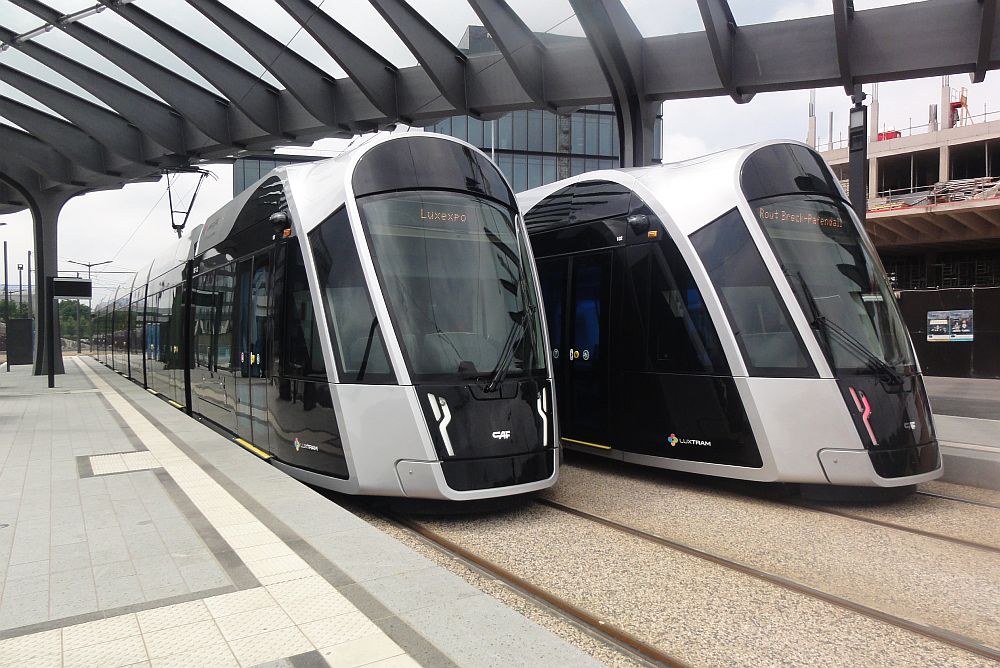 tram in Luxemburg