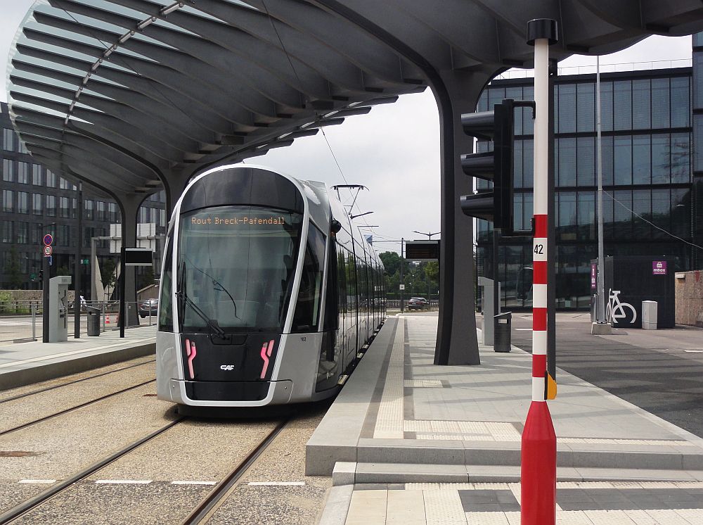 tram in Luxemburg