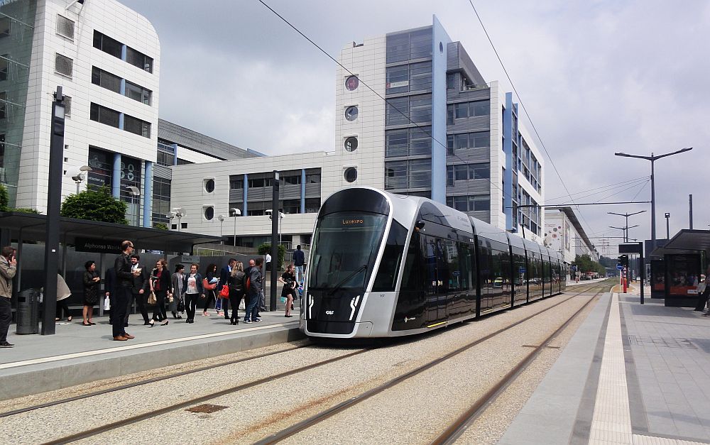 tram in Luxemburg