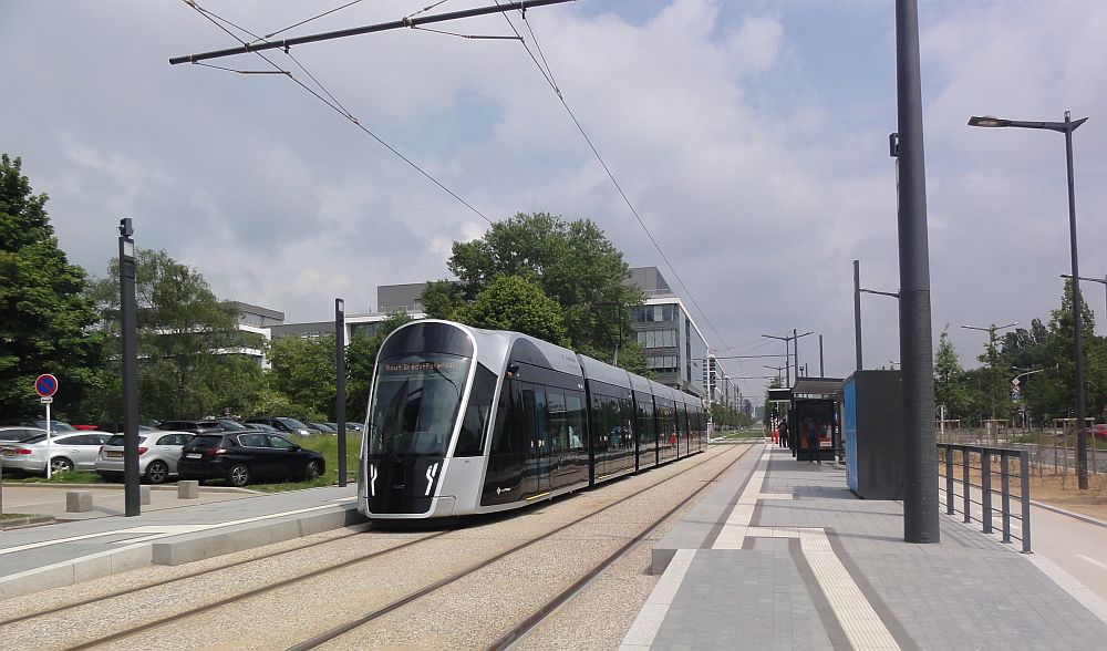 tram in Luxemburg