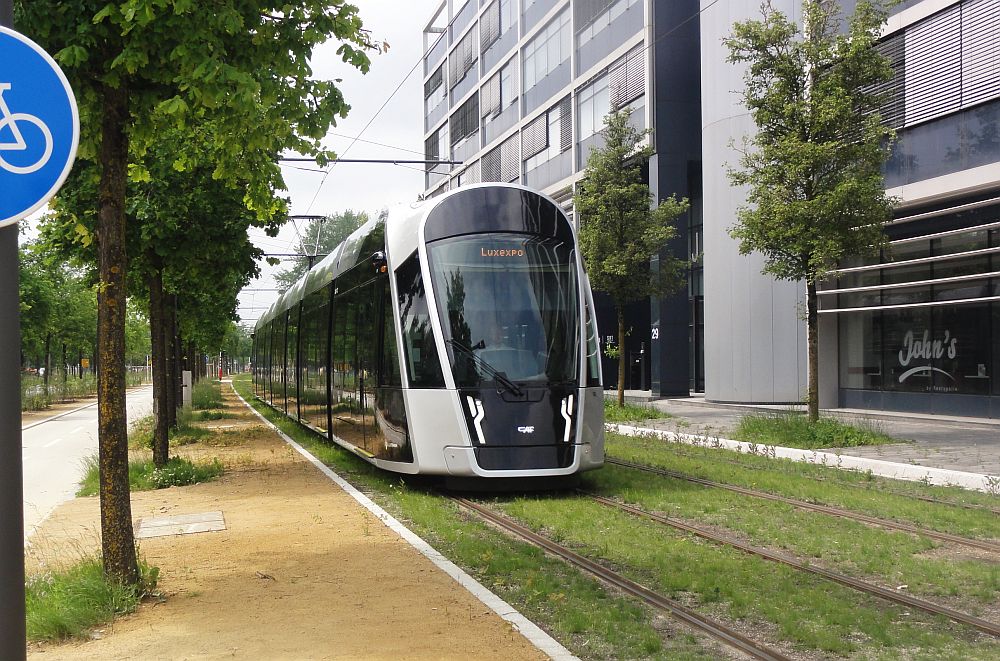 tram in Luxemburg