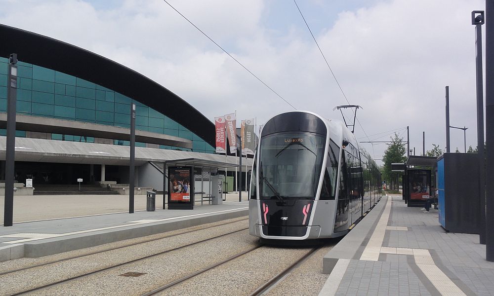 tram in Luxemburg