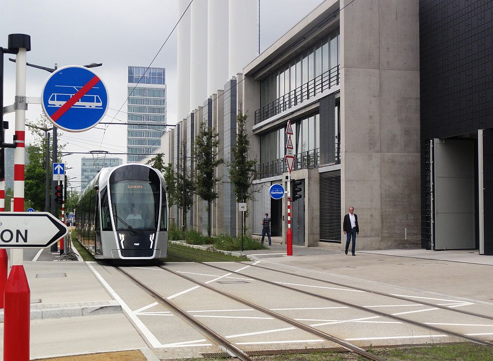 tram in Luxemburg