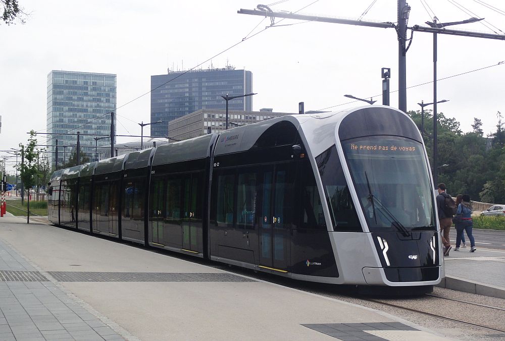 tram in Luxemburg