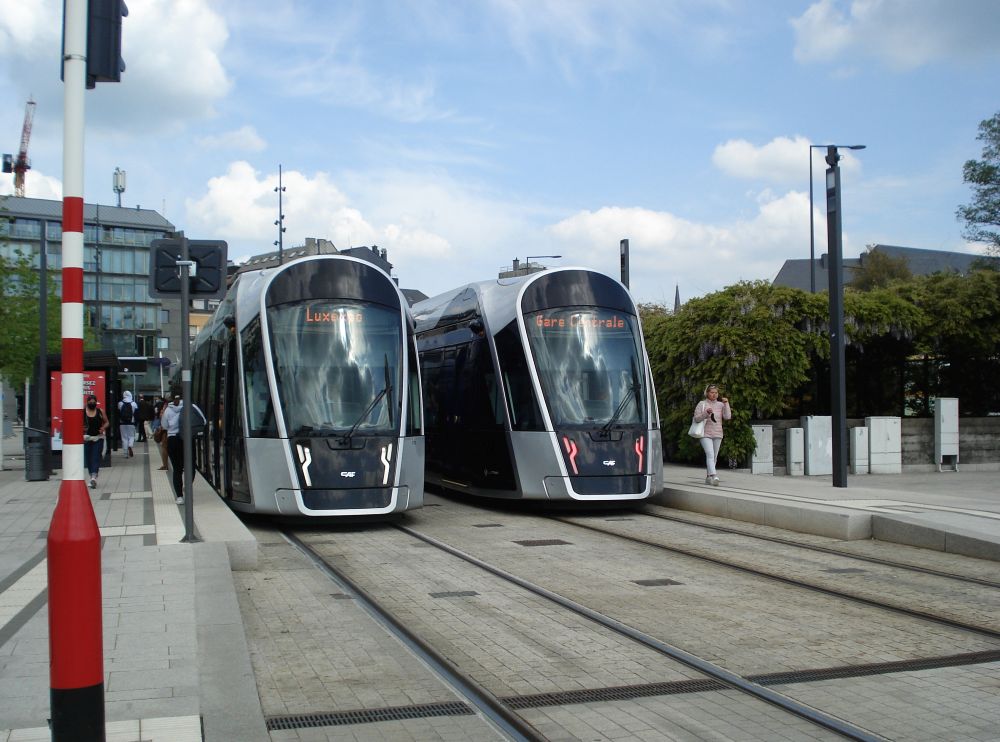 tram in Luxemburg