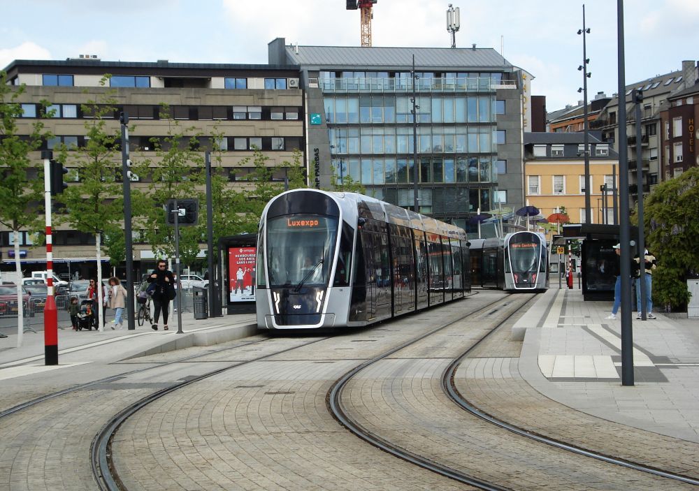 tram in Luxemburg