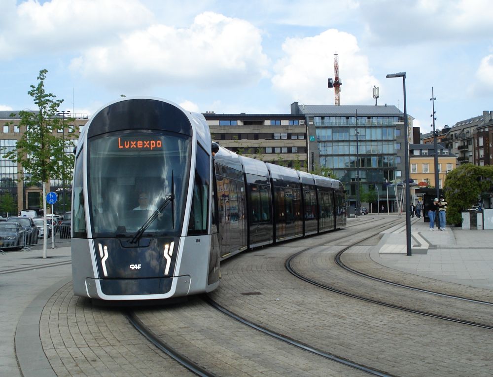 tram in Luxemburg