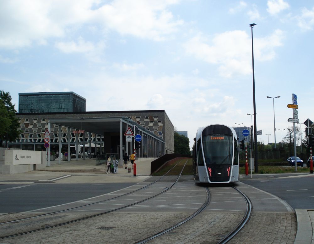 tram in Luxemburg