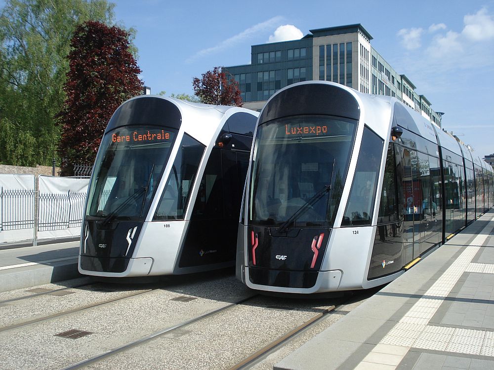 tram in Luxemburg