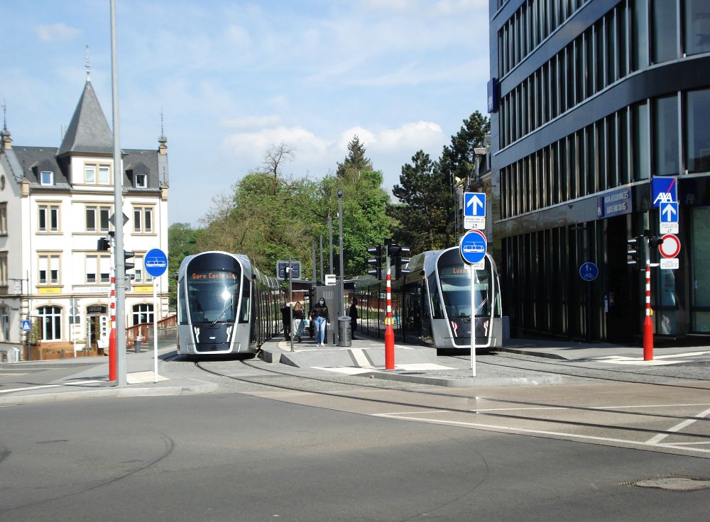 tram in Luxemburg