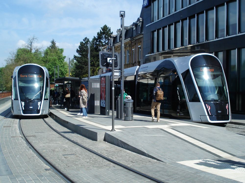 tram in Luxemburg