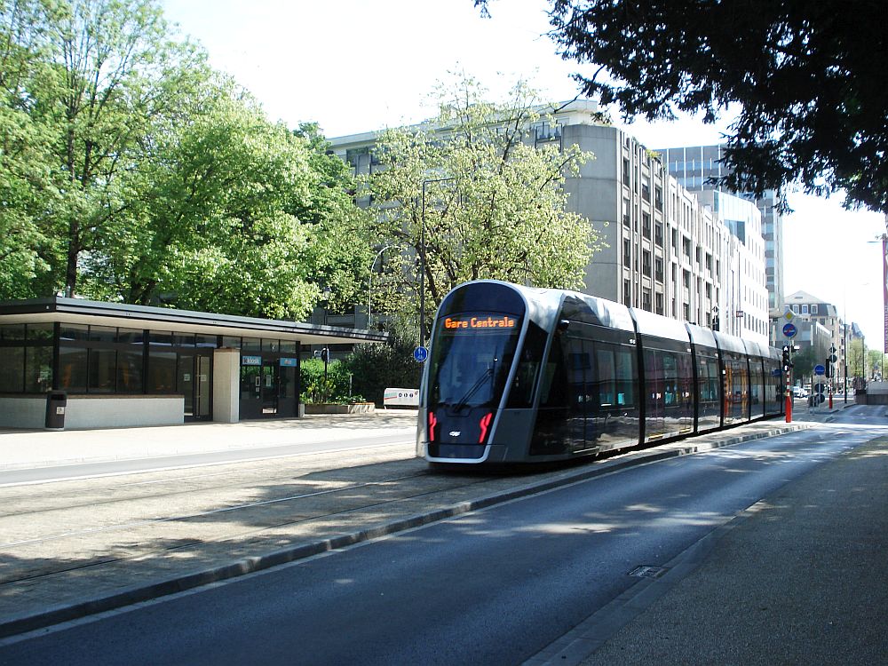 tram in Luxemburg