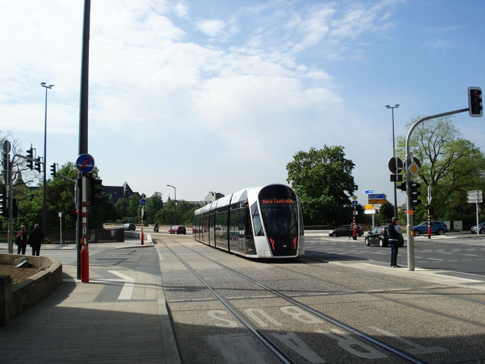 tram in Luxemburg