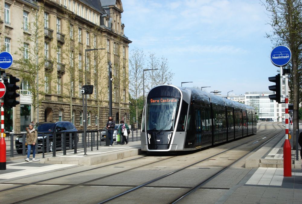 tram in Luxemburg