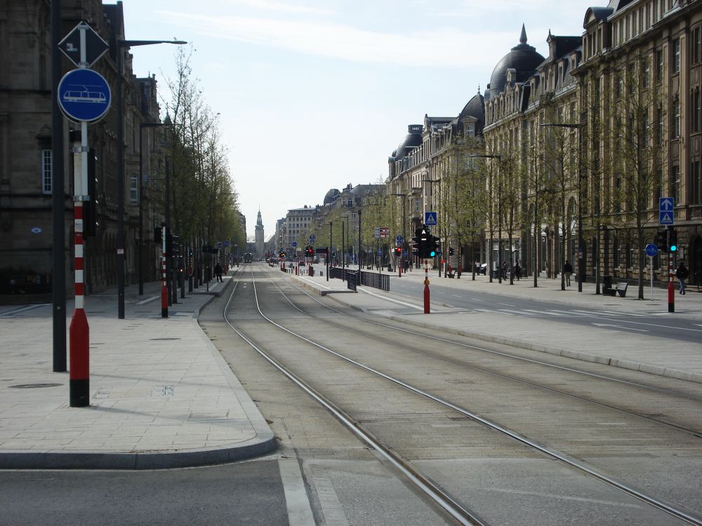 tram in Luxemburg