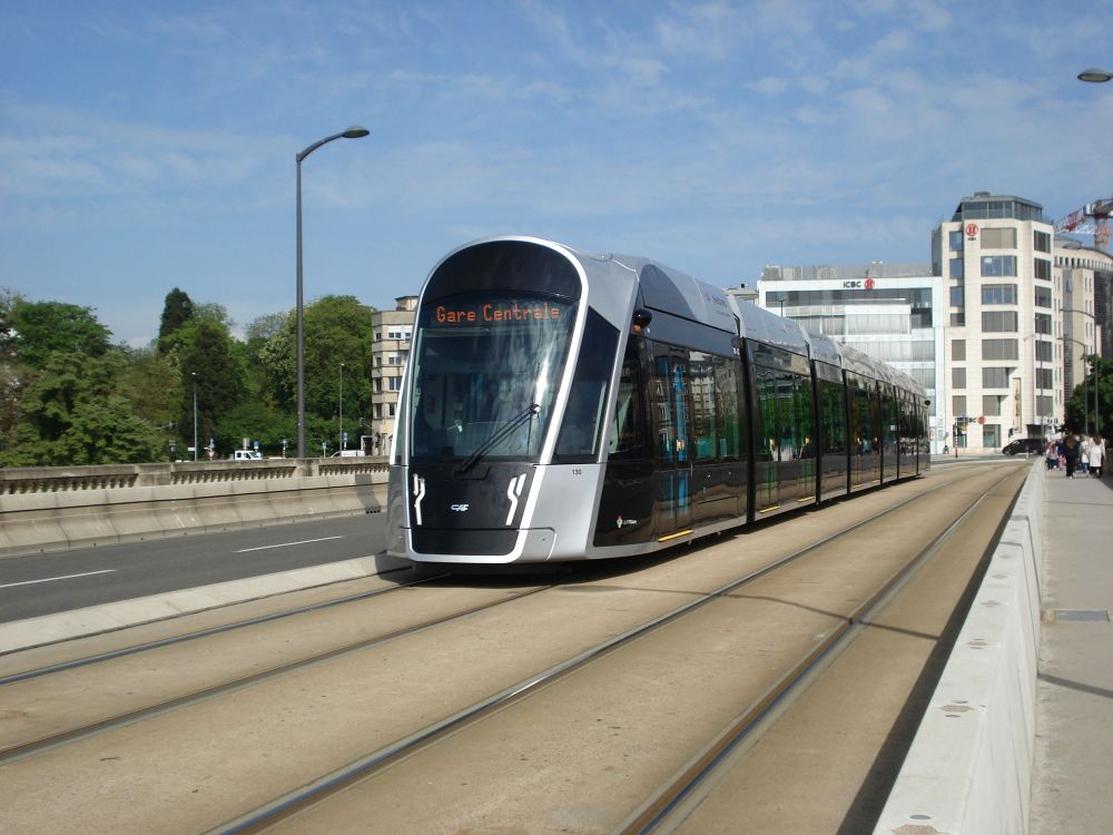 tram in Luxemburg