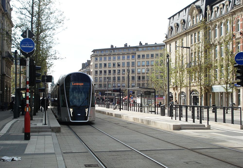 tram in Luxemburg