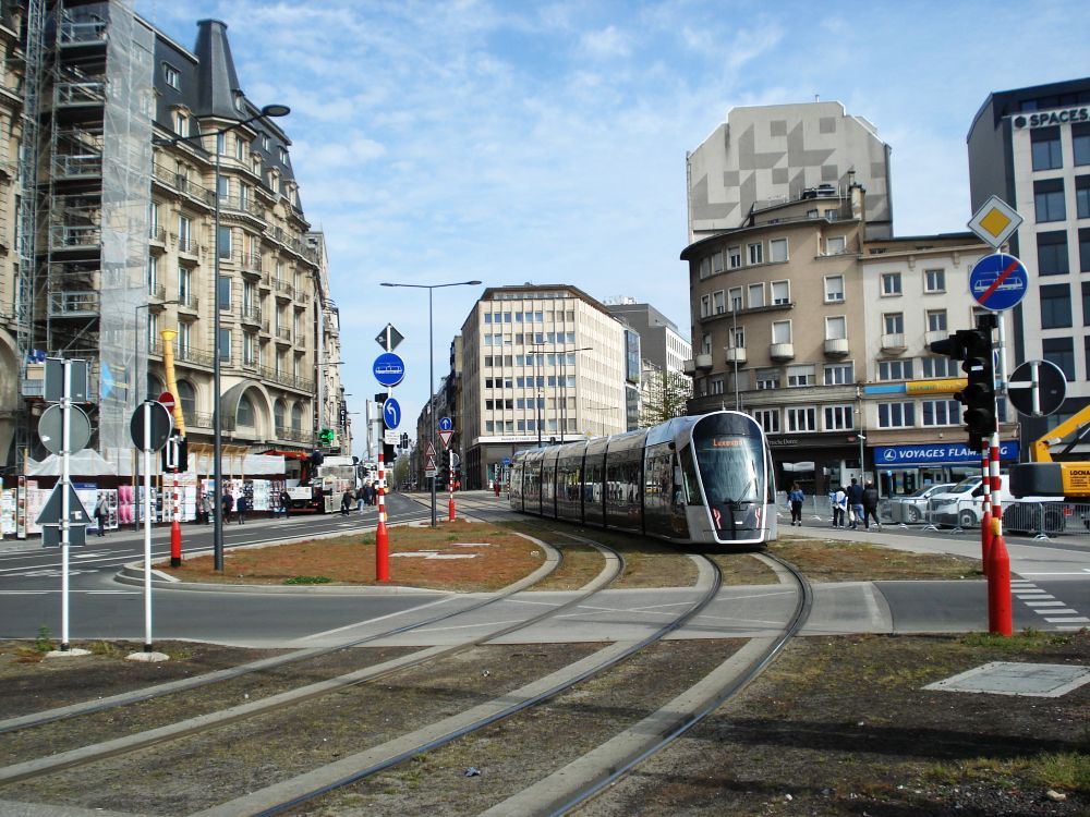 tram in Luxemburg