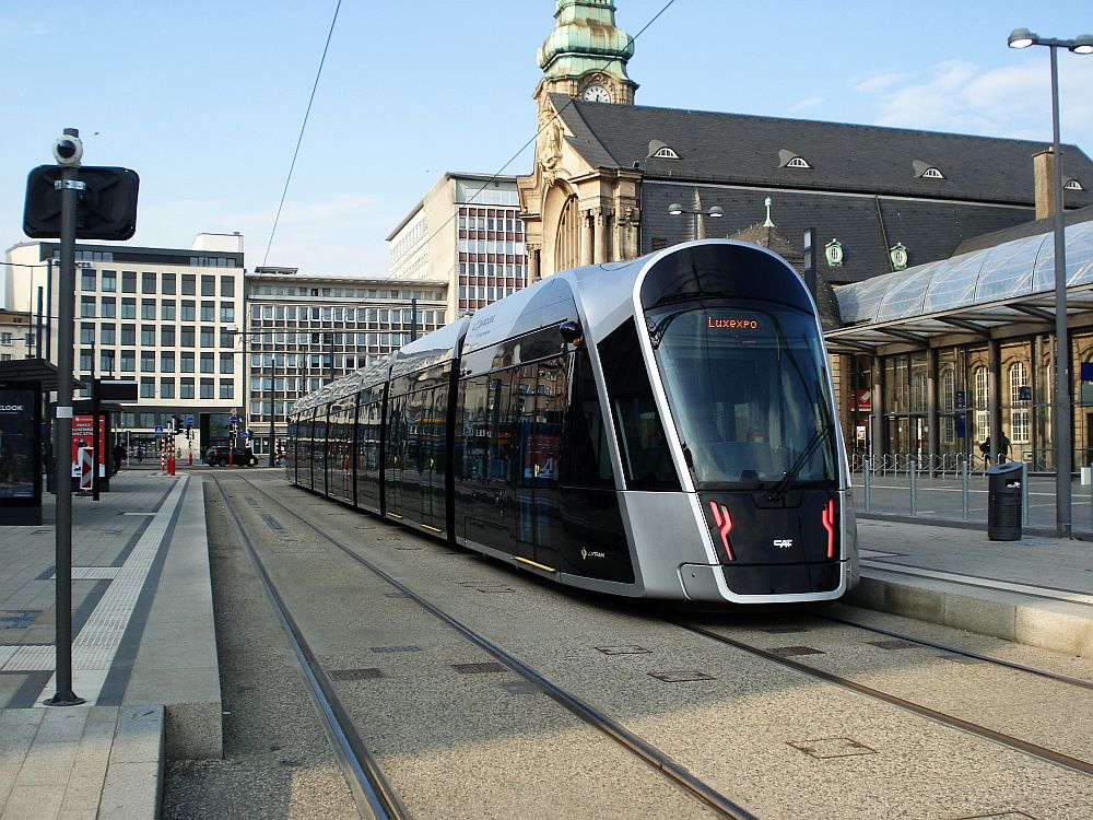 tram in Luxemburg