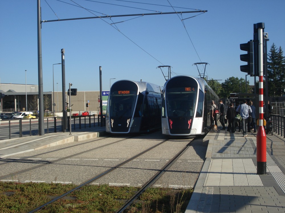 tram in Luxemburg