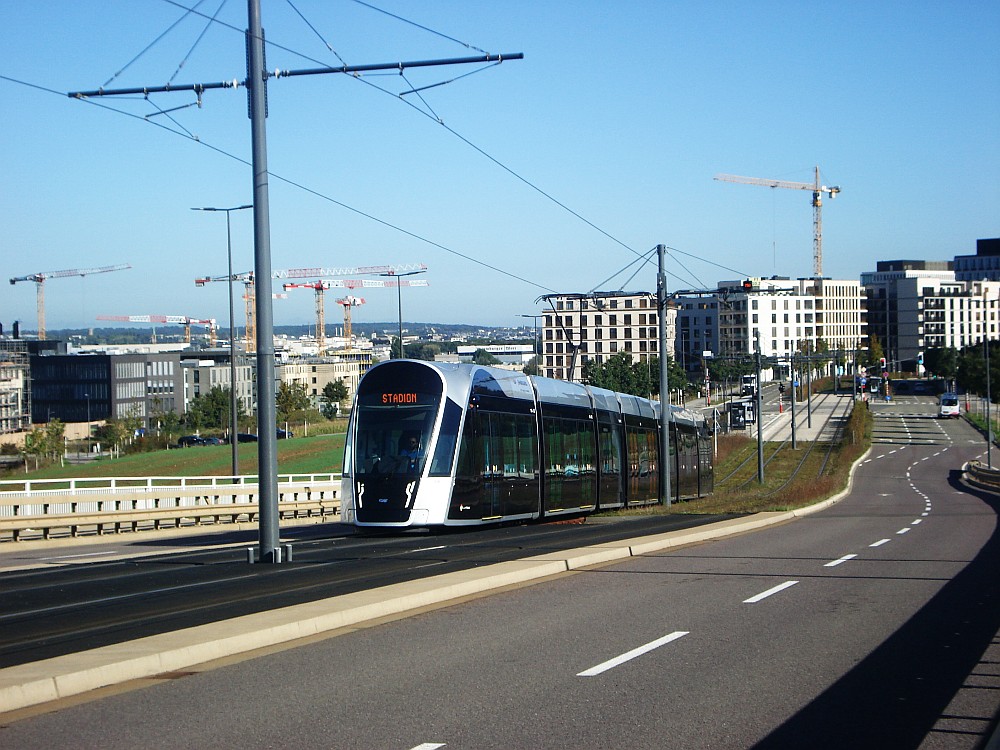 tram in Luxemburg