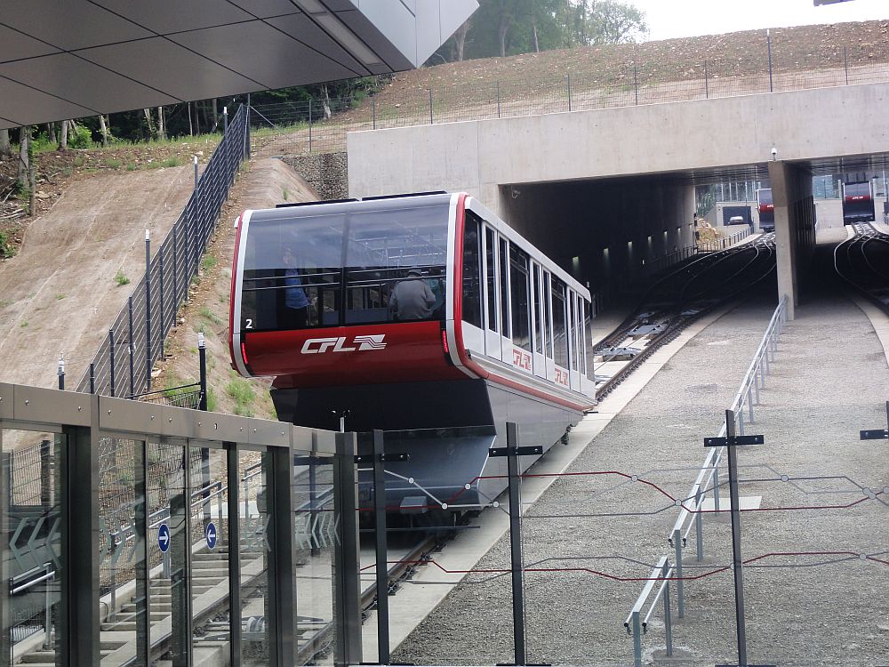 funiculaire in Luxemburg