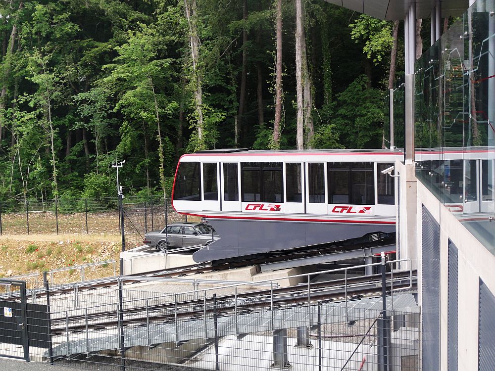 funiculaire in Luxemburg