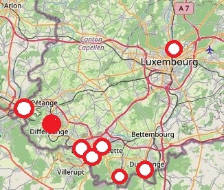 arbed location Differdange