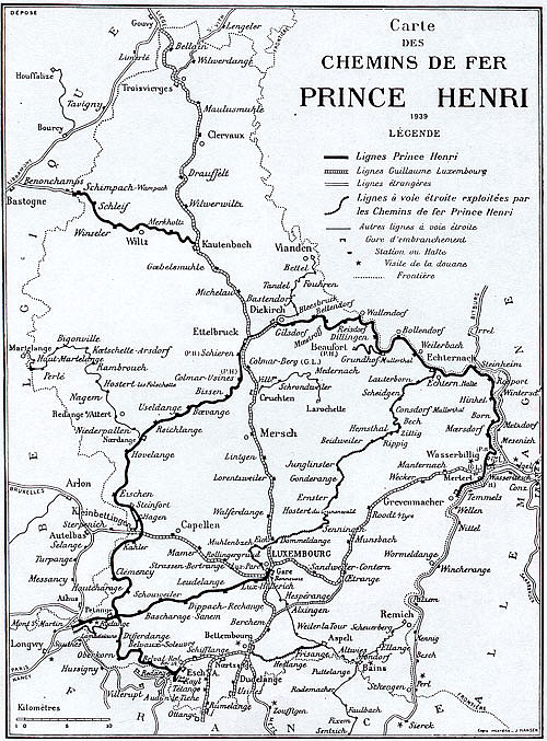 map luxemburg